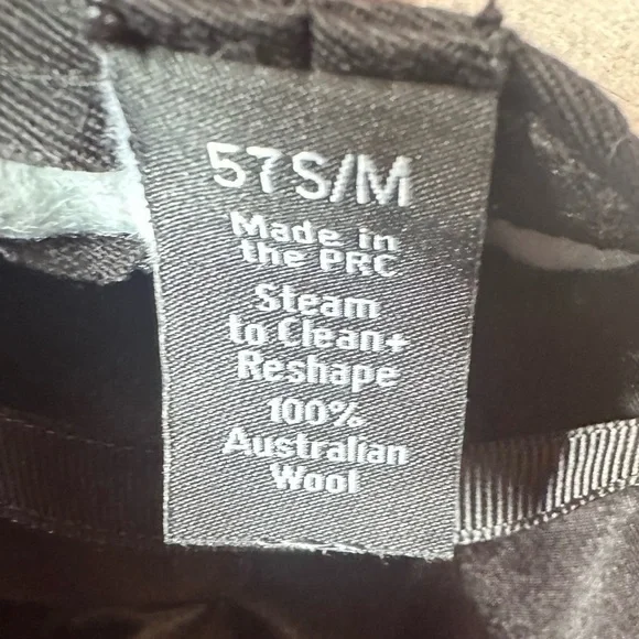 Gigi Pip Tan “Shiloh Fedora” Wool Hat Size 57 Small/ Medium Excellent Condition! - Picture 12 of 12